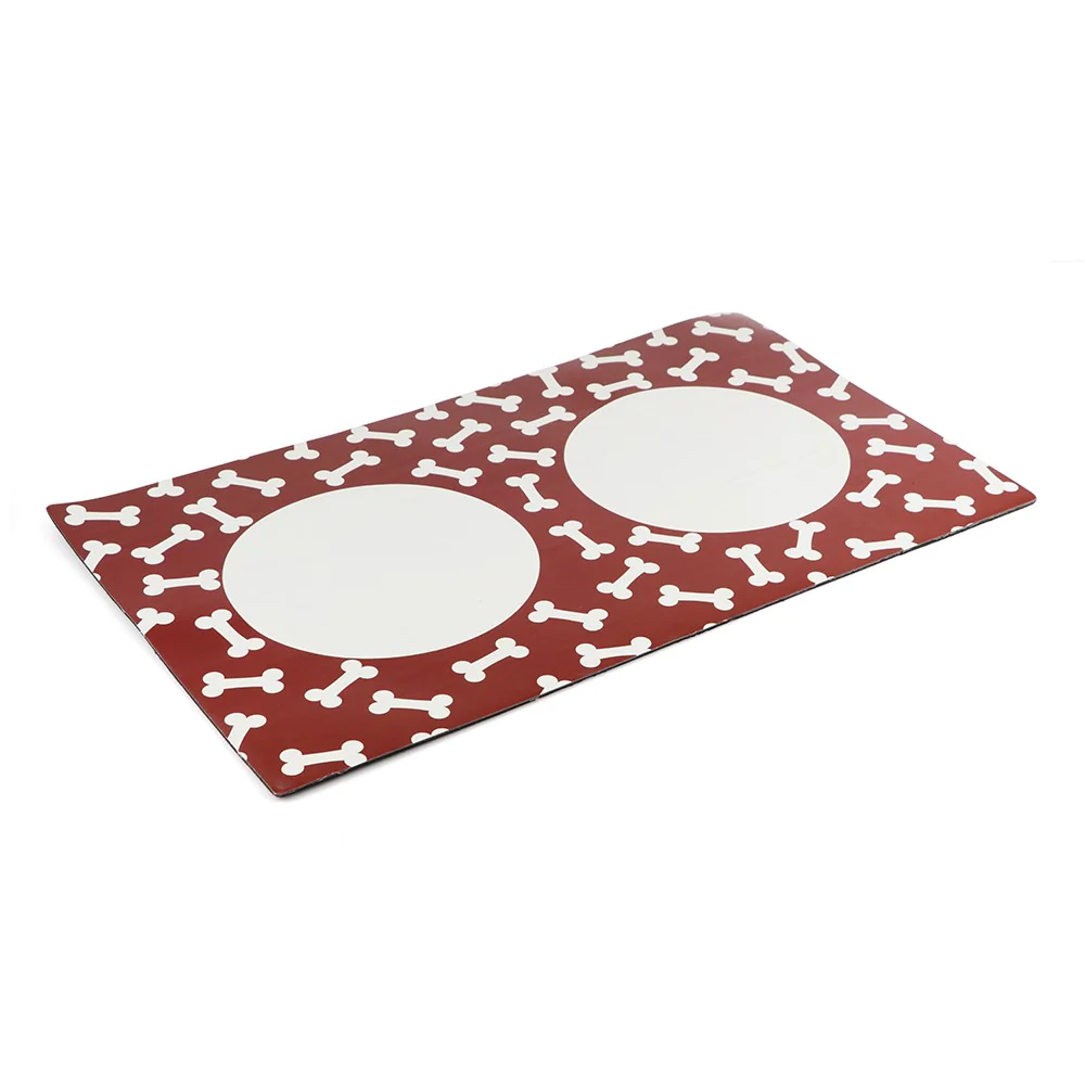 Pawpourri Saty On Mat for Dogs and Cats (Red)