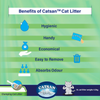 Catsan 100% Natural Unscented Clumping Cat Litter Cats-Litter Catsan
