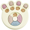 Pet Vogue Slow Feeder Paw Shaped Toy for Dogs and Cats (Green) Both-Bowls & Feeders Pet Vogue 11x10x1.5in