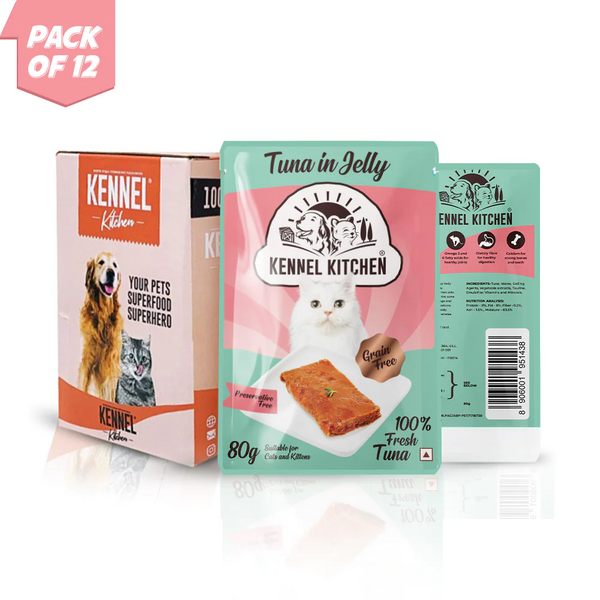 Kennel Kitchen Tuna in Jelly Kitten & Adult Cat Wet Food (All Life Stage)