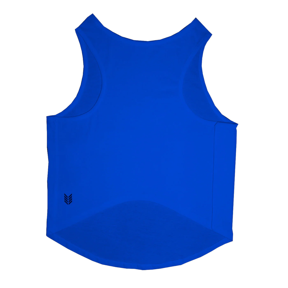 Ruse IPL "Mumbai Friendians" Printed Tank Jersey for Cats (Royal Blue)