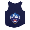 Ruse IPL "Delhi Capi Tails" Printed Tank Jersey for Cats (Navy Blue)