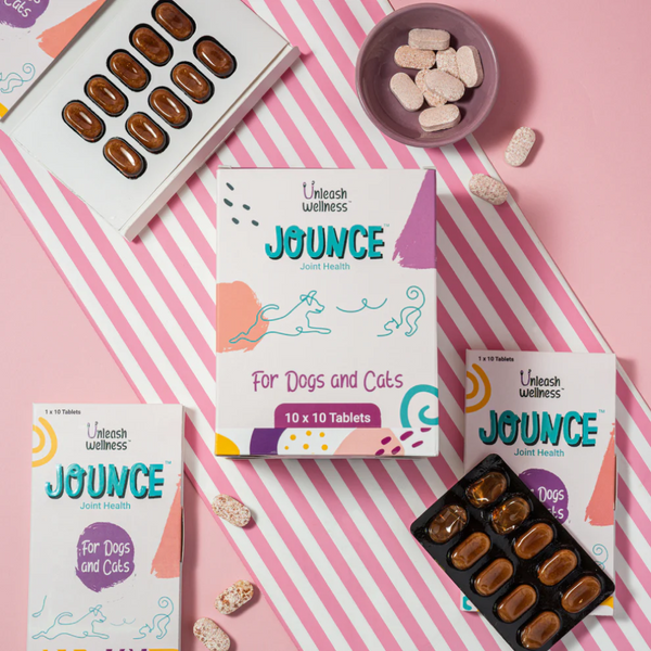 Unleash Wellness Jounce Hip and Joint Support Chews for Dogs and Cats