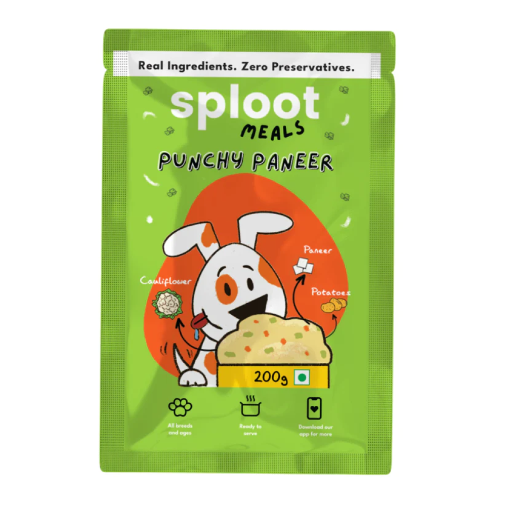 Sploot Meals Punchy Paneer and Egg Dog Wet Food