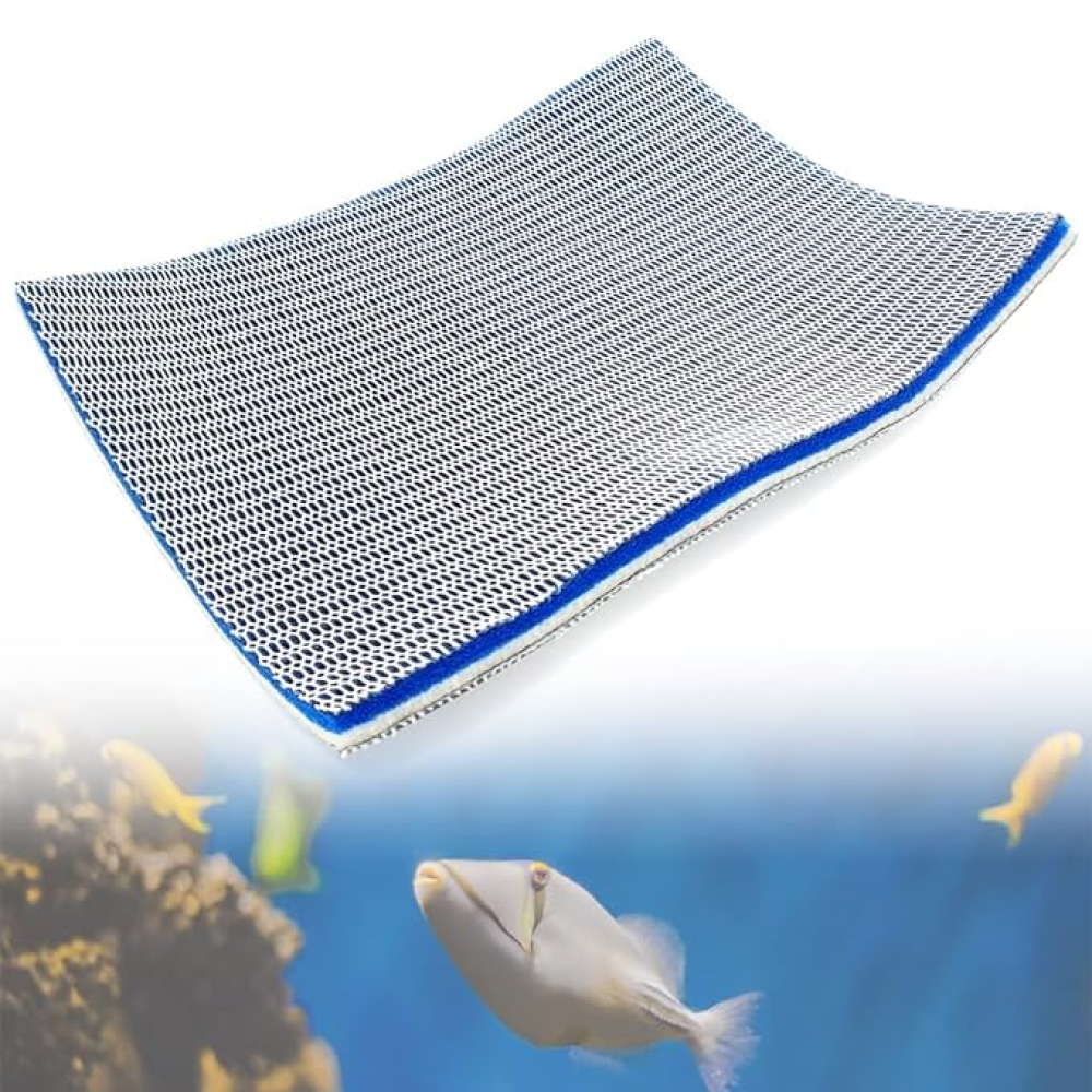 Qpets 8 Layer High Density Reusable Aquarium Filter for Fish