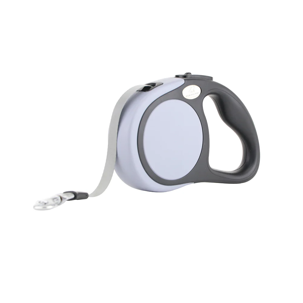 Pawpourri Retractable Leash for Dogs (Grey)