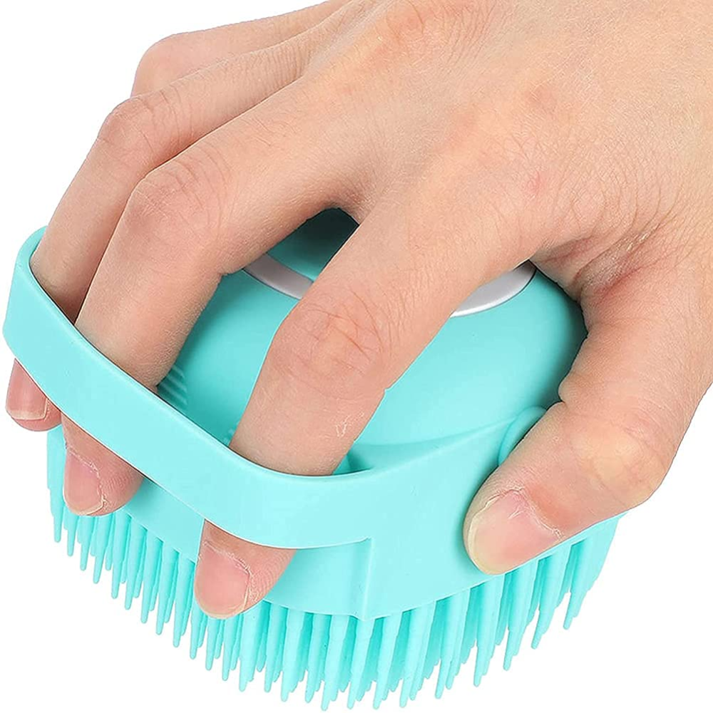 Chullbull Soft Silicon Bath Brush for Dogs and Cats