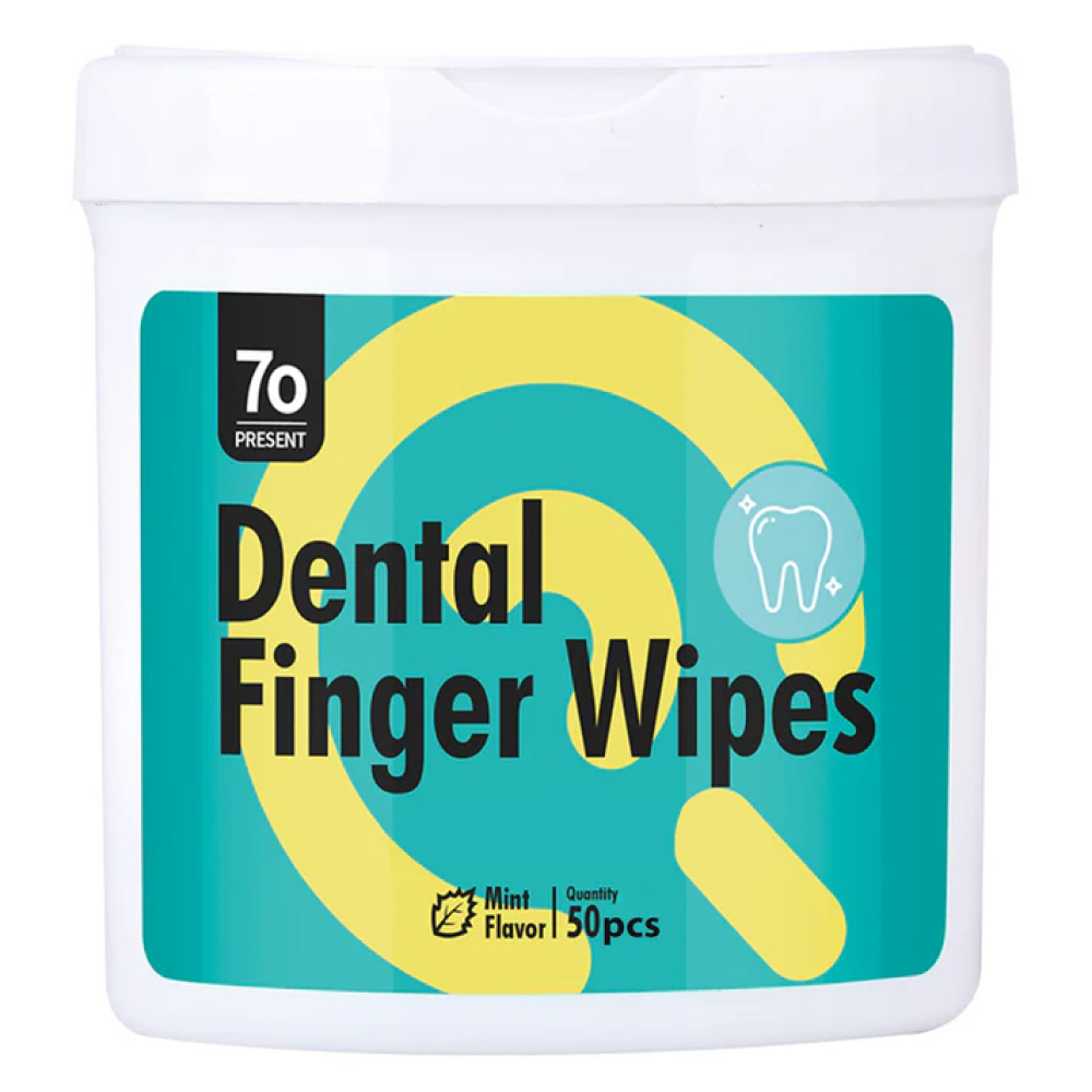 Qpets Finger Dental Wipes for Dogs and Cats