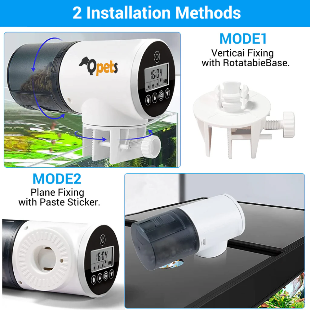 QPets Automatic Aquarium Feeder for Fish Fish Q pets