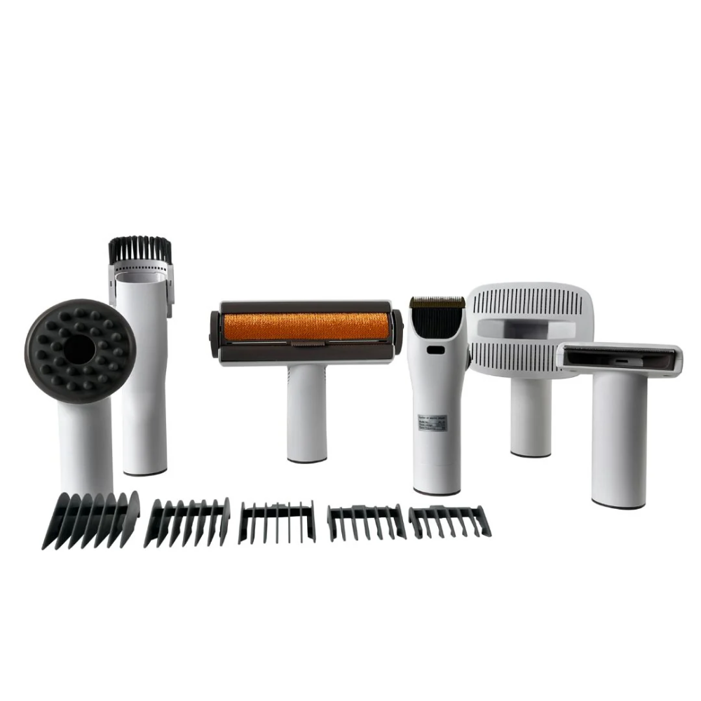 Trimz Pet Grooming Kit & Vacuum Suction for Dogs and Cats Sample Supertails