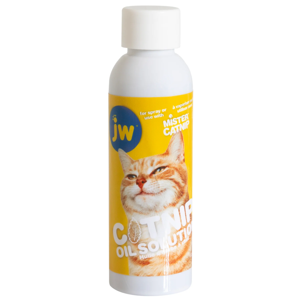 JW Catnip Mister Toy for Cats (White/Blue) Cats-Toys JW