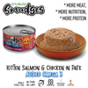 Smudges Salmon Pate Mixed with Shredded Chicken Kitten Wet Food