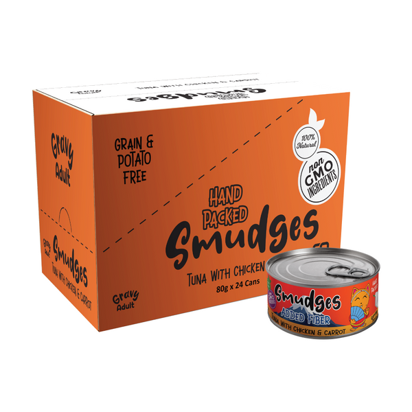 Smudges Tuna Flakes with Chicken and Carrot in Gravy Adult Cat Wet Food