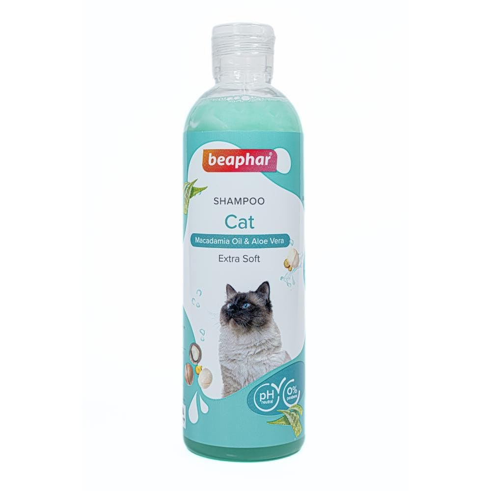 Beaphar Macadamia Oil & Aloe Vera Dryness & Itch Relief Shampoo for Cats