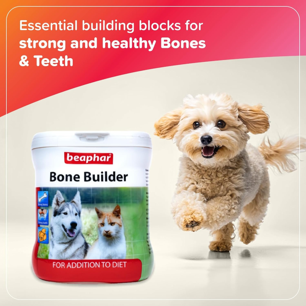 Beaphar Bone Builder Calcium Supplement for Dogs and Cats