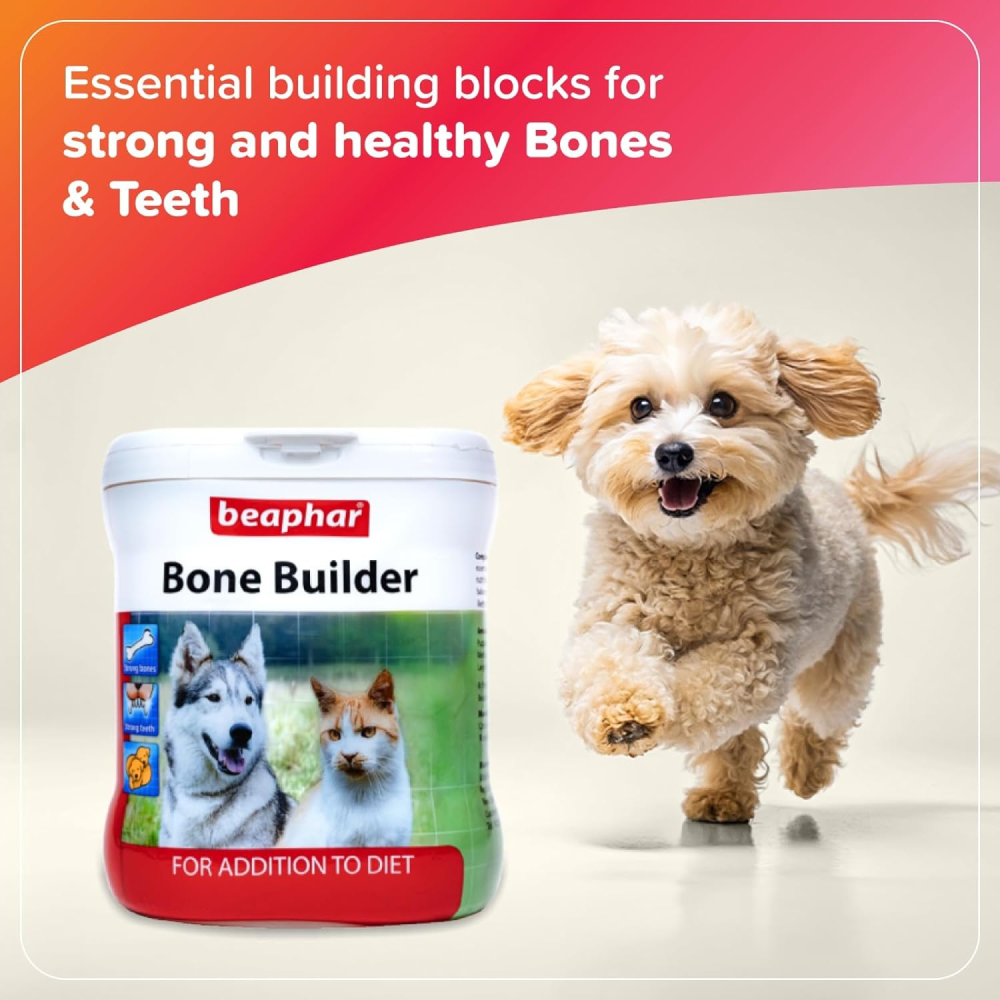 Beaphar Bone Builder Calcium Supplement for Dogs and Cats Both-Health & Wellness Beaphar