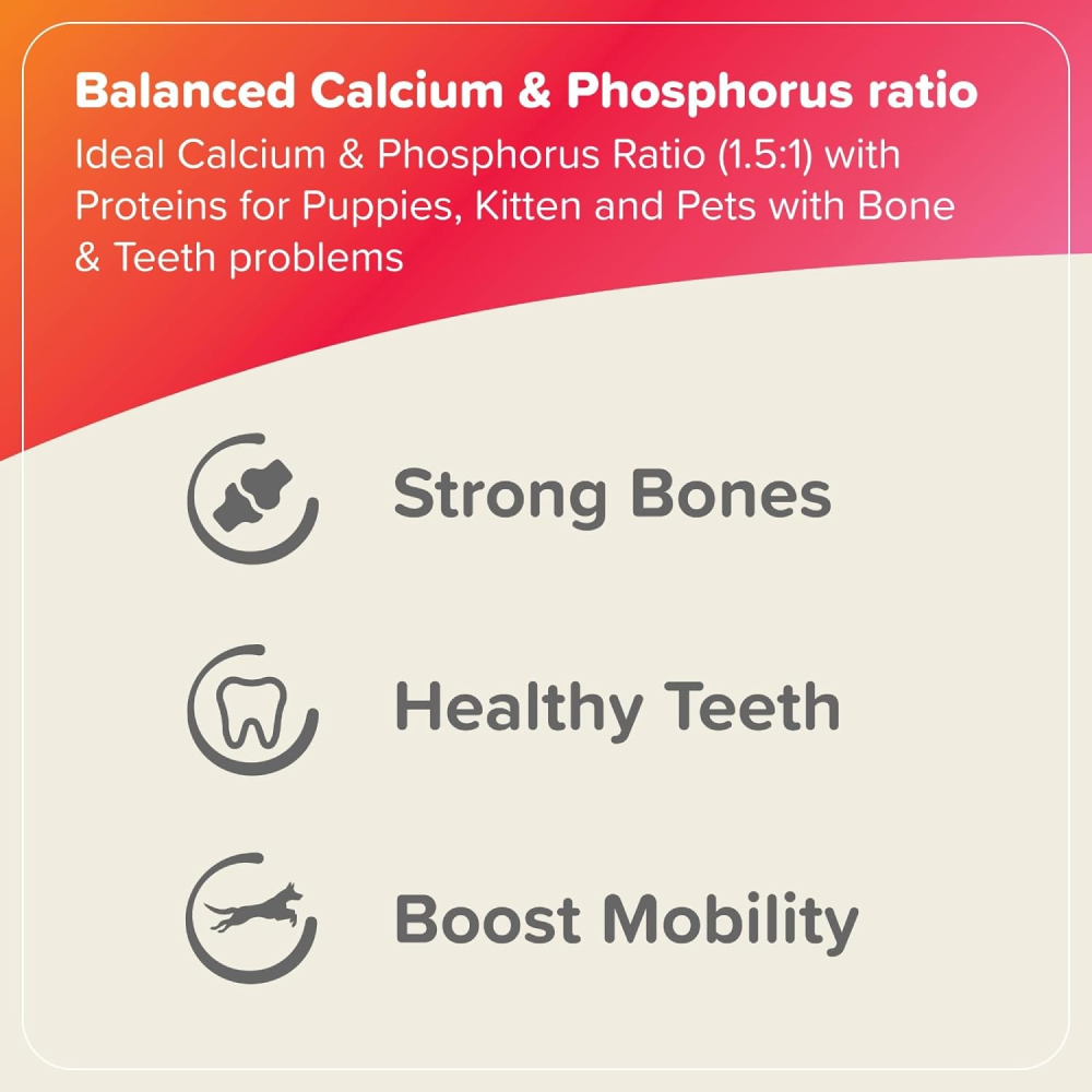 Beaphar Bone Builder Calcium Supplement for Dogs and Cats