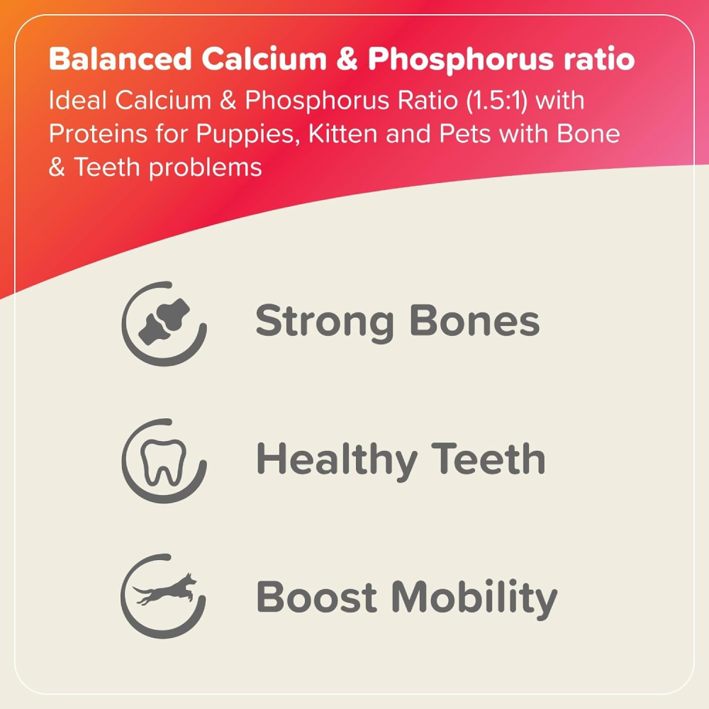 Beaphar Bone Builder Calcium Supplement for Dogs and Cats Both-Health & Wellness Beaphar