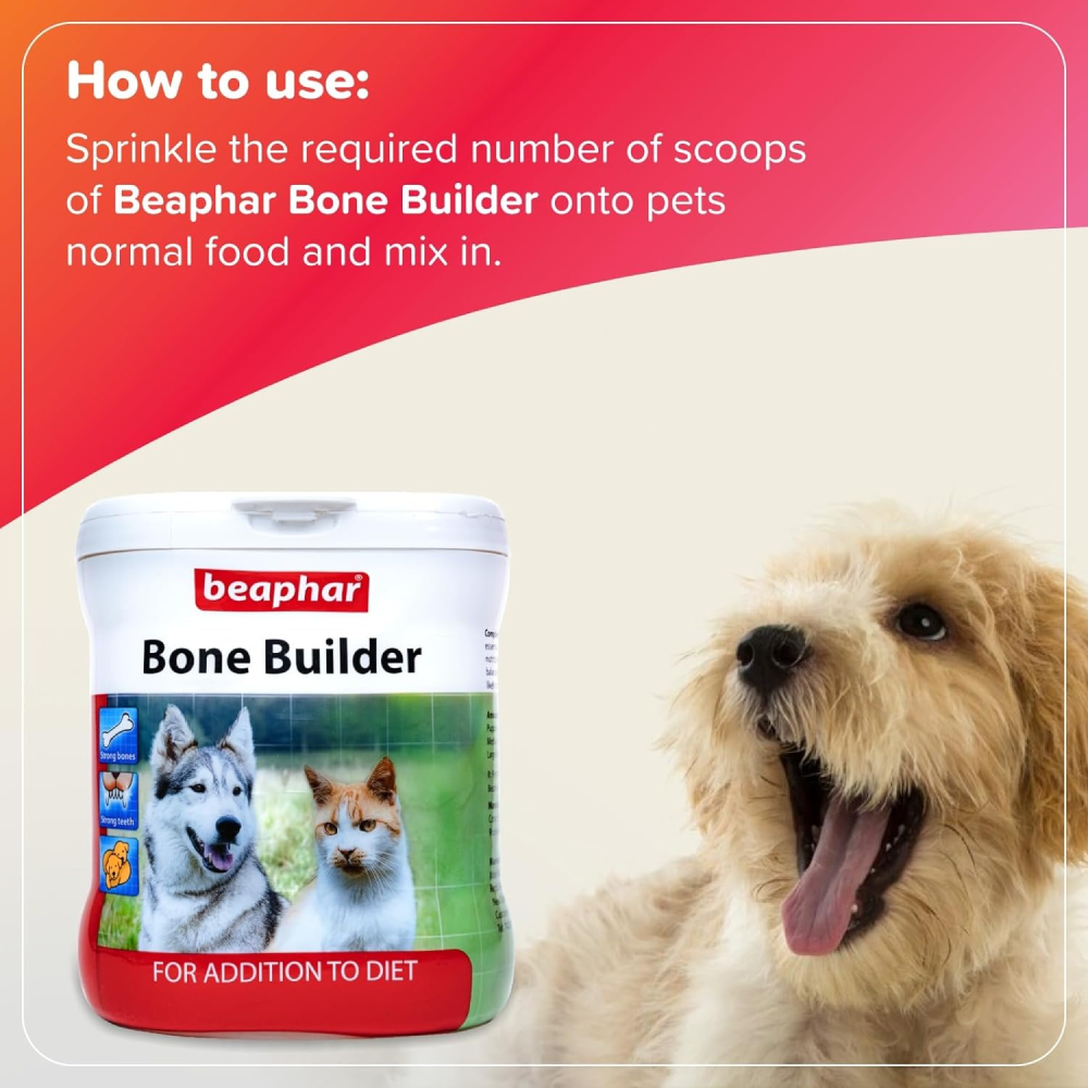 Beaphar Bone Builder Calcium Supplement for Dogs and Cats