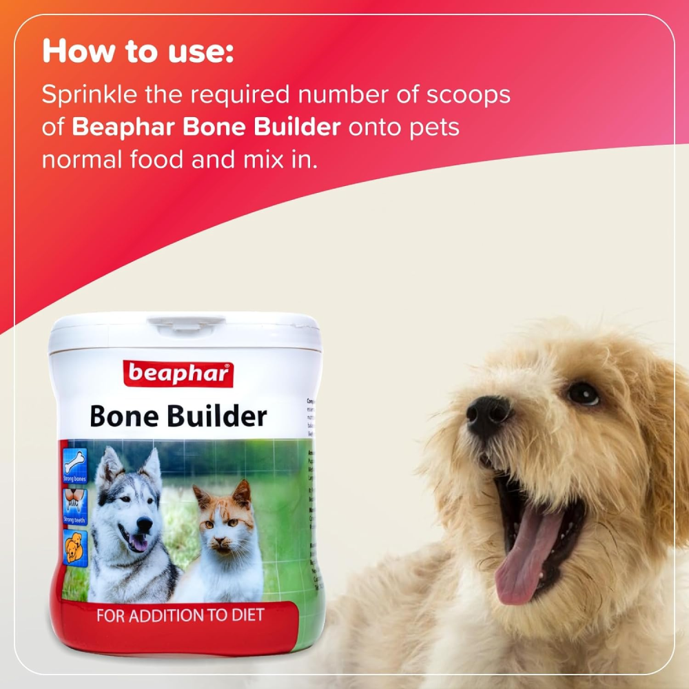 Beaphar Bone Builder Calcium Supplement for Dogs and Cats Both-Health & Wellness Beaphar