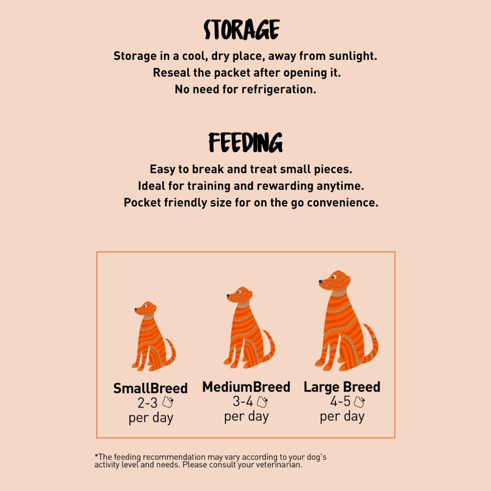 Homiee & Ginger Air Dried Grain Free Chicken Jerky Bar Dog Treats (Limited Shelf Life) (Buy 1 Get 1) Dog Treats + Others Homiee & Ginger