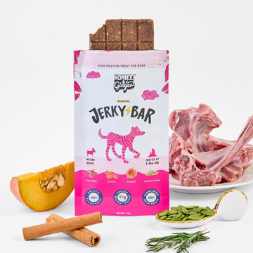 Homiee & Ginger Air Dried Grain Free Mutton and Fish Jerky Bar Dog Treats Combo