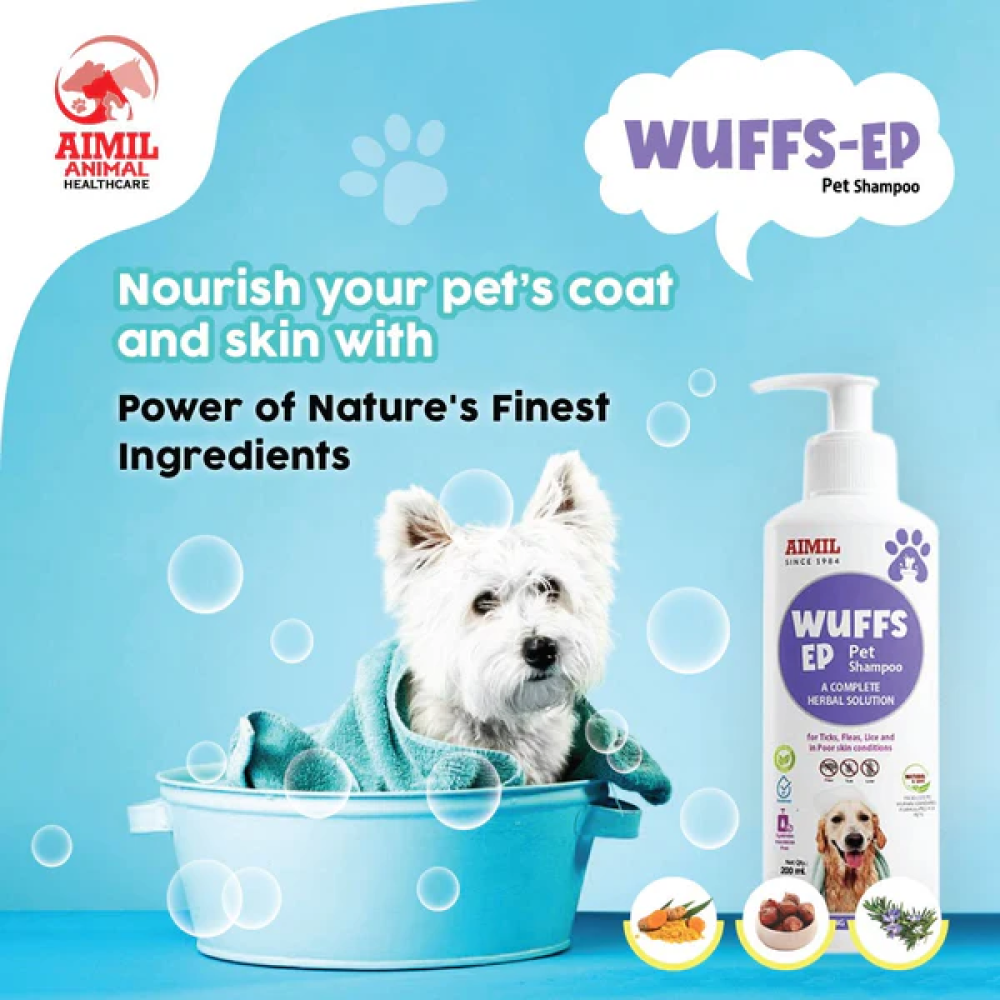 Aimil Wuffs EP Shampoo for Dogs and Cats Both-Health & Wellness Aimil