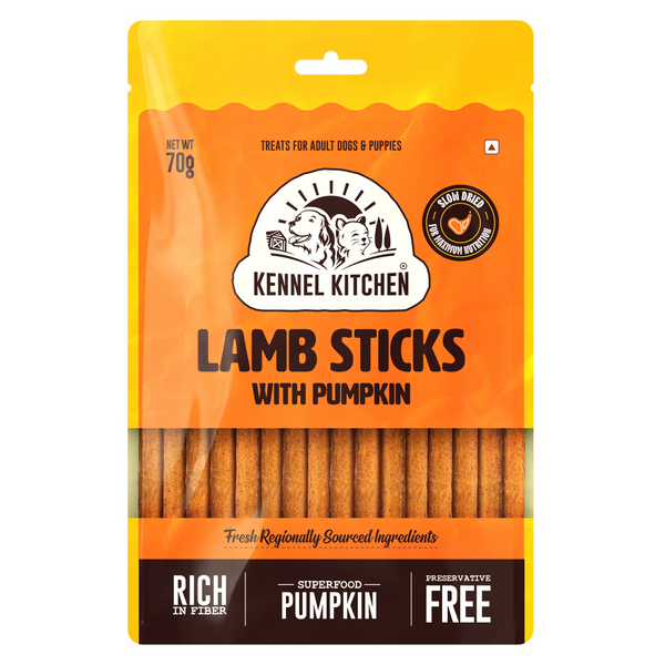 Kennel Kitchen Chicken, Flaxseed, Lamb, Pumpkin, Fish, Turmeric Combo Stick Treats Dog
