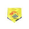 Pets Way Chennai Supaw Kings IPL Bandana for Dogs and Cats (Yellow) | Indian Pet League Both-Clothing & Accessories Pets Way Dropship