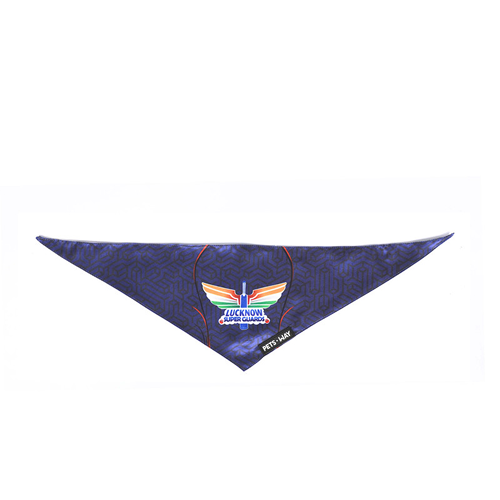 Pets Way Lucknow Super Guards IPL Bandana for Dogs and Cats (Blue) | Indian Pet League