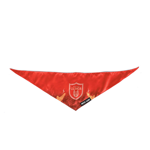Pets Way Punjab Clings IPL Bandana for Dogs and Cats (Red) | Indian Pet League
