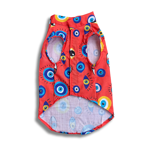 Pawgypets Nazar Na Lage Sando for Cats (Red) Cats-Clothing & Accessories Pawgypets Dropship