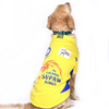 Pets Way Chennai Supaw Kings IPL Jersey for Dogs and Cats (Yellow)| Indian Pet League Dogs-Clothing & Accessories Pets Way Dropship