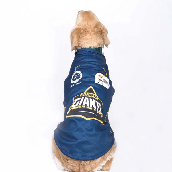 Pets Way Gujarat Giants IPL Jersey for Dogs and Cats (Blue)| Indian Pet League
