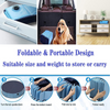 Emily Pets Foldable Non Slip Outdoor Swimming Pool for Dogs and Cats (Blue) Both-Bedding, Mats & Travel Supplies Emily Pets
