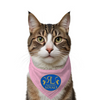 Ruse IPL Rajasthan Loyals Printed Bandana for Cats (Pink) | Indian Pet League Cats-Clothing & Accessories ruse Dropship S