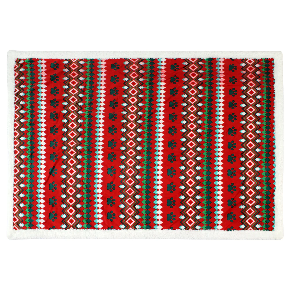 Pawpourri Printed Xmas Blanket for Dogs Dogs-Bedding, Mats & Travel Supplies Pawpourri Dropship One Size