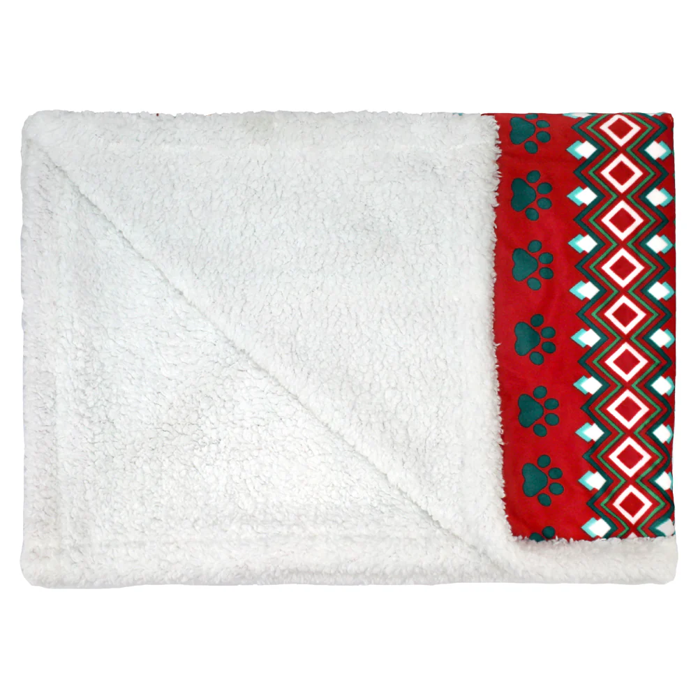Pawpourri Printed Xmas Blanket for Dogs Dogs-Bedding, Mats & Travel Supplies Pawpourri Dropship