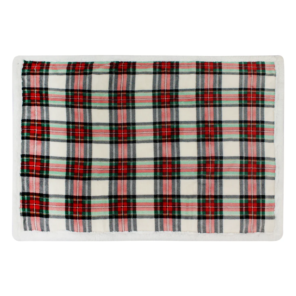 Pawpourri Plaid Xmas Blanket for Dogs Dogs-Bedding, Mats & Travel Supplies Pawpourri Dropship One Size