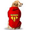 Pawsindia SuperDog Hoodie for Dogs (Red) Dogs-Clothing & Accessories Pawsindia Dropship S