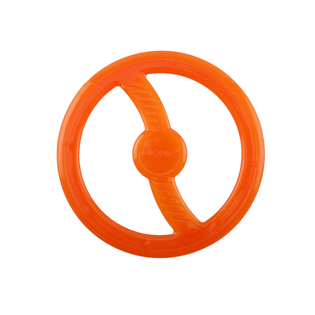 Bionic Toss N Tug Ring Toy for Dogs (Orange) Dogs-Toys Bionic S