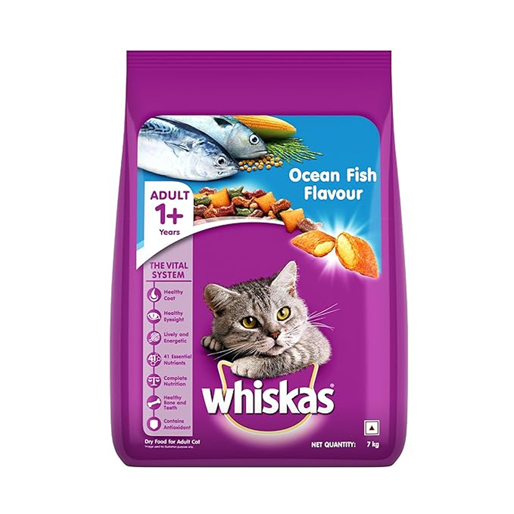 Whiskas Ocean Fish Flavour Adult Cat Dry Food