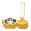 Pet Vogue Slow Feeder No Spill Drinking Water Bowl for Dogs and Cats (Yellow) Both-Bowls & Feeders Pet Vogue 1.5L
