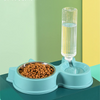 Pet Vogue Slow Feeder No Spill Drinking Water Bowl for Dogs and Cats (Green) Both-Bowls & Feeders Pet Vogue