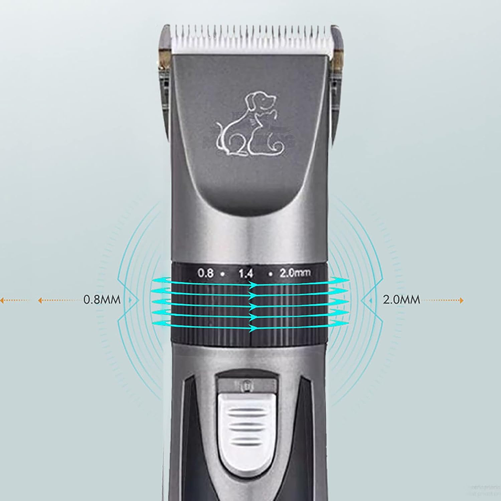 PetVogue Unisex Kit Clipper with Low Noise Rechargeable Hair Trimmer for Dogs and Cats Both-Grooming Supplies Pet Vogue