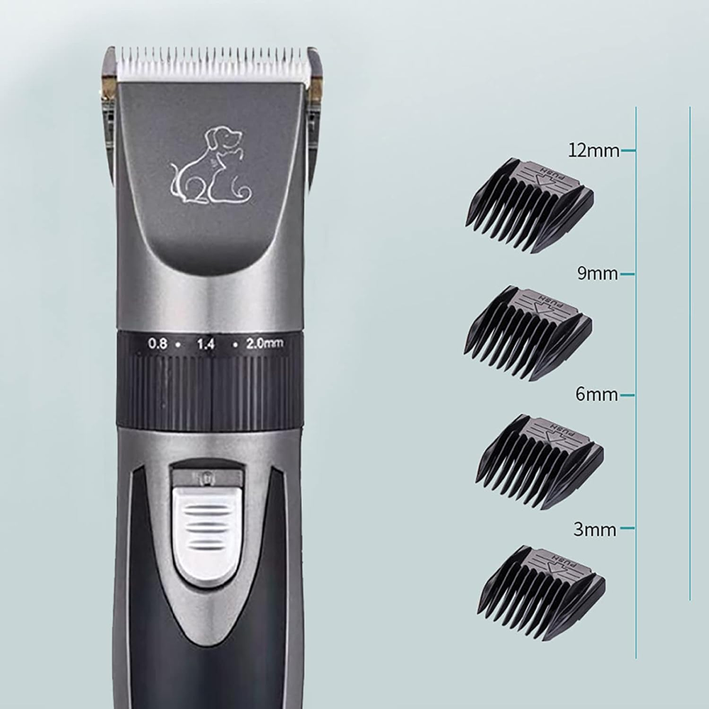 PetVogue Unisex Kit Clipper with Low Noise Rechargeable Hair Trimmer for Dogs and Cats Both-Grooming Supplies Pet Vogue