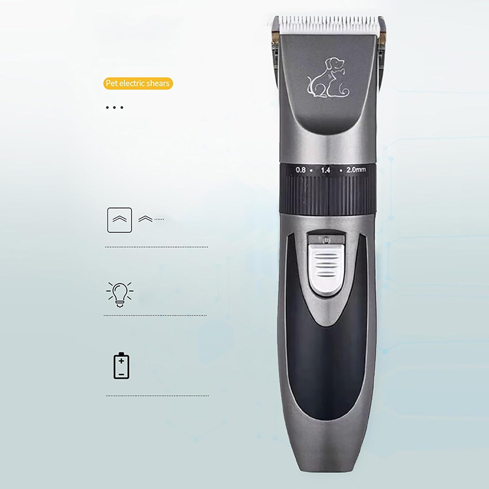 PetVogue Unisex Kit Clipper with Low Noise Rechargeable Hair Trimmer for Dogs and Cats Both-Grooming Supplies Pet Vogue