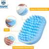 Hank 3 in 1 Bath Brush for Pets (Blue) Dog-Grooming Supplies Hank