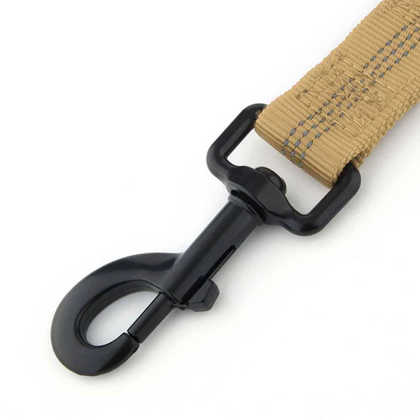 Hank Camo Bungee Leash for Dogs (Brown)