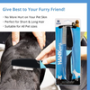 Hank Flea Comb for Pets (Blue) Dog-Grooming Supplies Hank